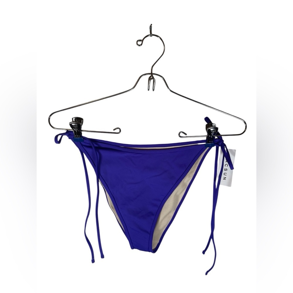 PacSun Purple String Bikini Bottom with Side Ties